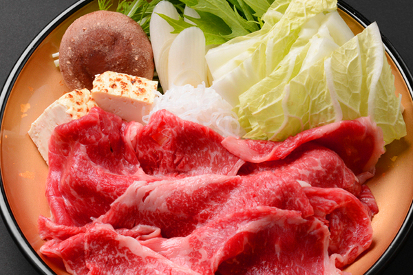 神戸牛のすき焼き