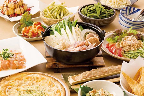 賑わいコース(10品・飲み放題付)