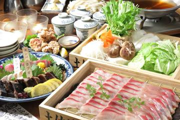 ブリの宗田節しゃぶしゃぶコース