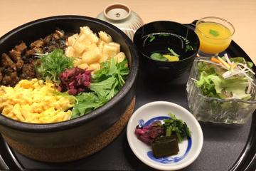 京風石焼きランチ