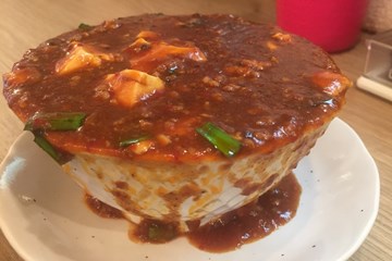 こぼしマーボー