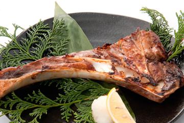 鮪かま塩焼き