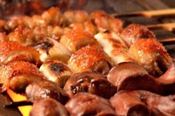 番屋の炭火串焼き