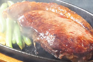希少部位のステーキ