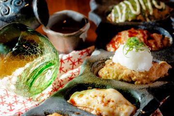 とりとん名物!!つくねの盛合わせ