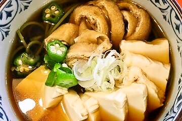 ベジきつね豆腐そば