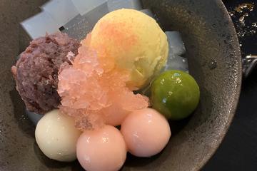 限定クリームあんみつ