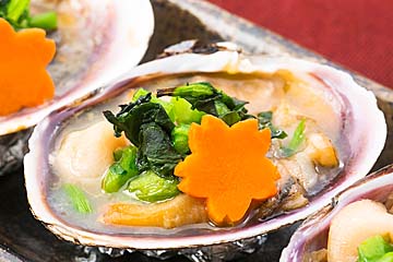 大あさりの北海道バター醤油焼き