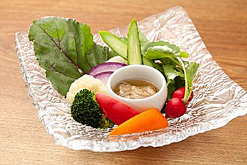 野菜スティック バーニャカウダソース 950円
