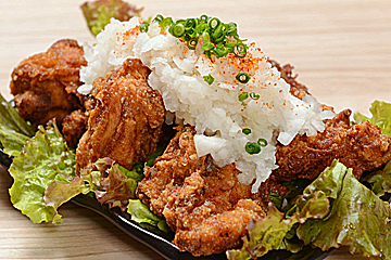 まるし鶏唐揚げ 鬼おろしポン酢