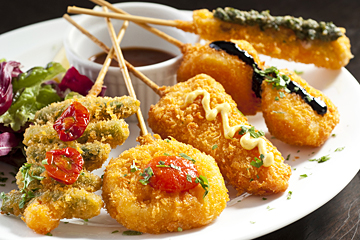 イタリアン串カツ盛り合わせ