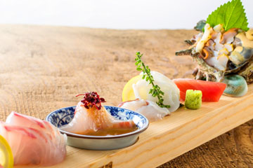 こだわり鮮魚の六点盛り