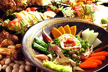 旬の食材を利用した宴会コース