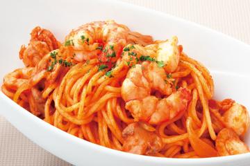 パスタ 魚介のトマトソース