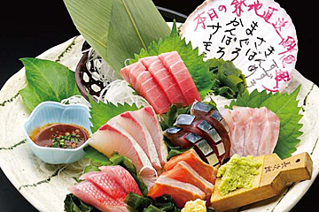鮮魚六点盛り