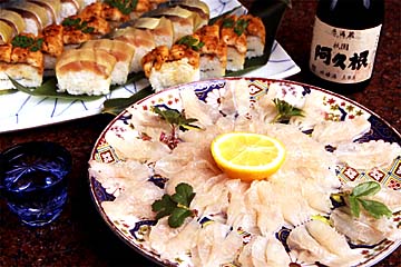 鱧寿し、鱧棒寿し