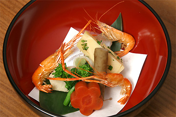 季節の料理盛り合せ一例