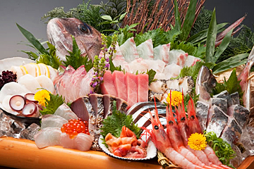 刺身 仰天!大漁盛(12点盛) 2980円