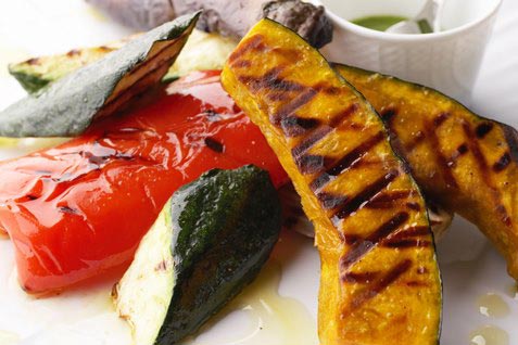 ジャッジョーロ銀座 「とれたて旬の野菜の炭火グリル 30年熟成のバルサミコ」 ジャッジョーロ銀座 「とれたて旬の野菜の炭火グリル 30年熟成のバルサミコ」