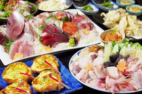 『魚や-TOTOYA- 池袋店』宴会コース例 『魚や-TOTOYA- 池袋店』宴会コース例