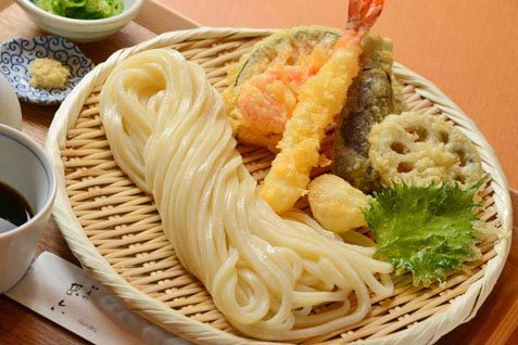 「切麦や 甚六(キリムギヤ ジンロク)」の絶品「天ざるうどん」 「切麦や 甚六(キリムギヤ ジンロク)」の絶品「天ざるうどん」
