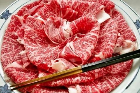 『青葉家』の「特選松阪牛」 『青葉家』の「特選松阪牛」