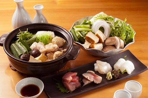 『鳥料理 宮新』の水炊き 『鳥料理 宮新』の水炊き
