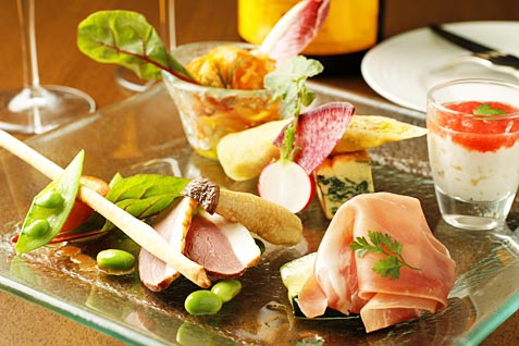 ガーデンレストラン オールデイダイニングの料理一例 ガーデンレストラン オールデイダイニングの料理一例