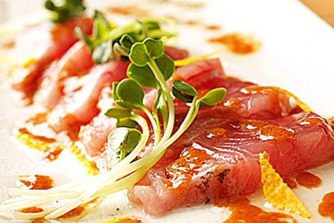 「白金魚~PLATINUM FISH~ 本店」のカルパッチョ 「白金魚~PLATINUM FISH~ 本店」のカルパッチョ