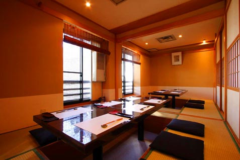 「味問屋 いちにち一膳」の掘りごたつ式個室 「味問屋 いちにち一膳」の掘りごたつ式個室