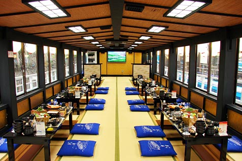 東京夜景 屋形船 平井の店内(船内) 東京夜景 屋形船 平井の店内(船内)