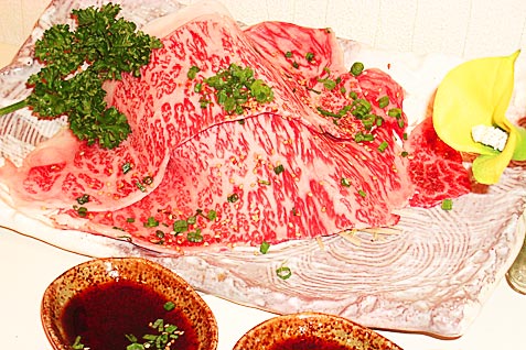 焼肉 東峯苑の焼肉一例 焼肉 東峯苑の焼肉一例