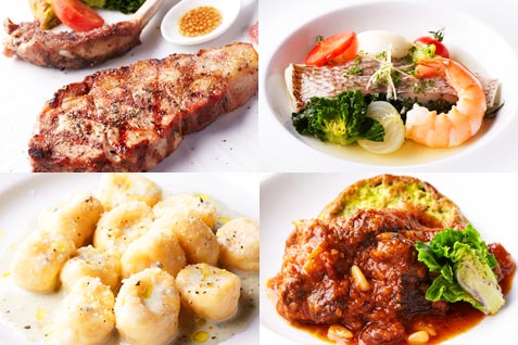 「ジャッジョーロ銀座」の料理例 「ジャッジョーロ銀座」の料理例