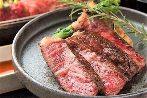 『おもき 銀座店』の松阪牛のステーキ会席 『おもき 銀座店』の松阪牛のステーキ会席