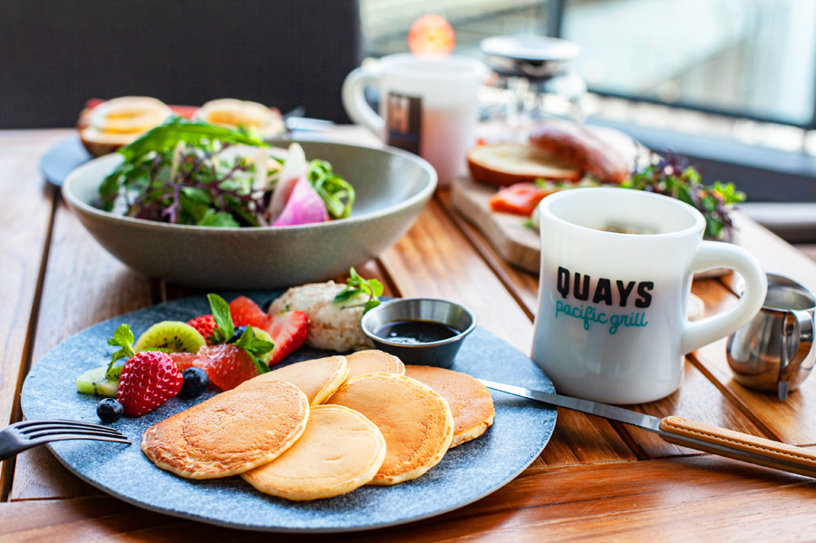 「QUAYS pacific grill」のモーニング