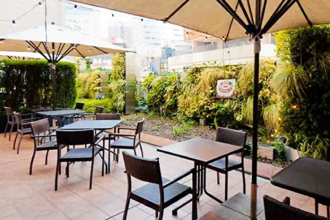 「MuuMuuDiner梅田NU茶屋町プラス店」のテラス席