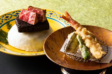 「日本料理・天ぷら 花座」の料理例