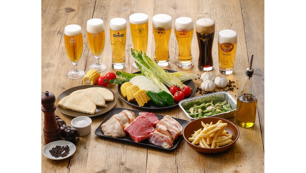 『森のビアガーデン 2026』の「Weber BBQ 飲み放題付きプラン」