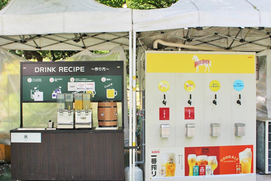 『森のビアガーデン 2026』の「ドリンクサーバー」イメージ