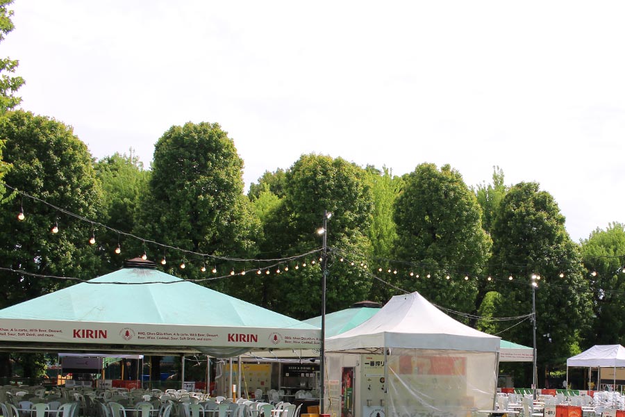 『森のビアガーデン 2026』の「クールミスト Line®」イメージ