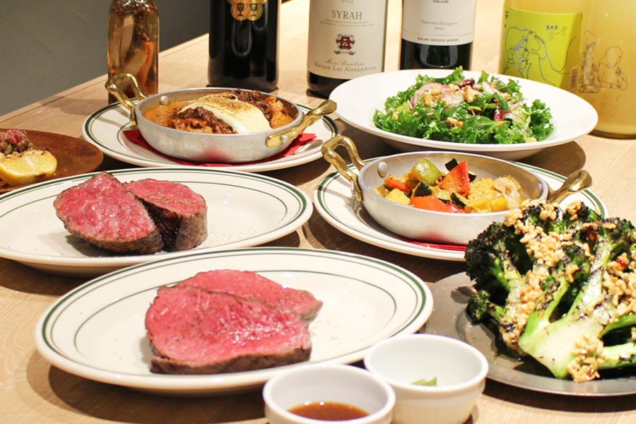 「ちょい飲み」から「ディナー」まで『熟成和牛ステーキ グリルドエイジング・ビーフ』中目黒に6/25誕生